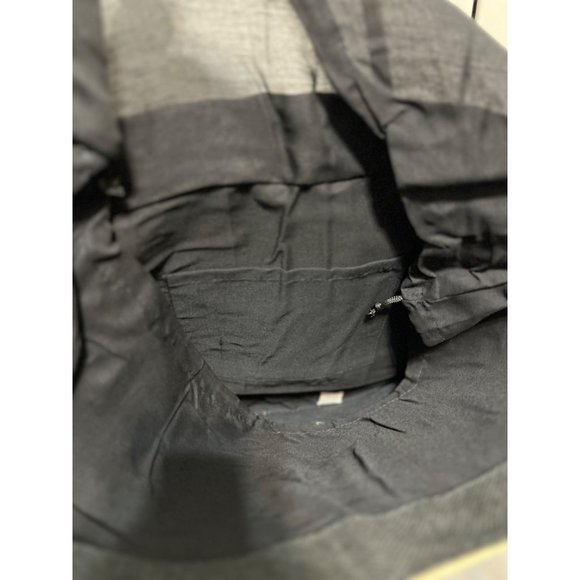 LARGE Diamond straw tan black tote bag NWT Summer beach pool farmer's market new - Picture 10 of 13